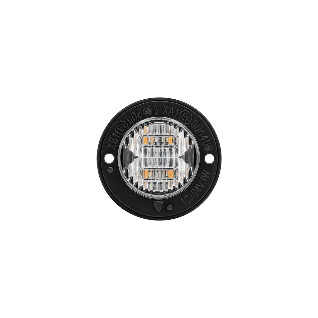 LED Hideaway Marker | FlushLine Series | Amber Strobe