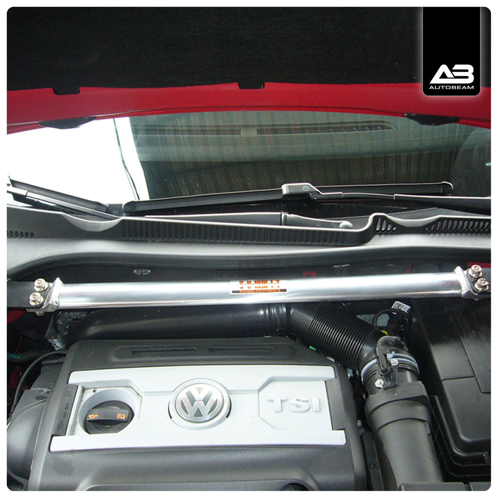 FRONT UPPER POLISH STRUT BRACE | VW GOLF MK5 | MK6