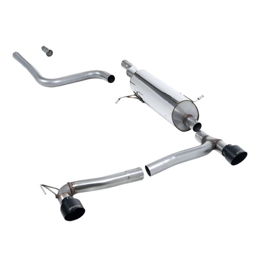 Ford Fiesta Mk8 1.0T EcoBoost ST-Line 3 & 5 Door (100ps & 125ps OPF/GPF Models Only) - Maxton Dual Outlet Kits 2019-2023 Particulate Filter-back Exhaust