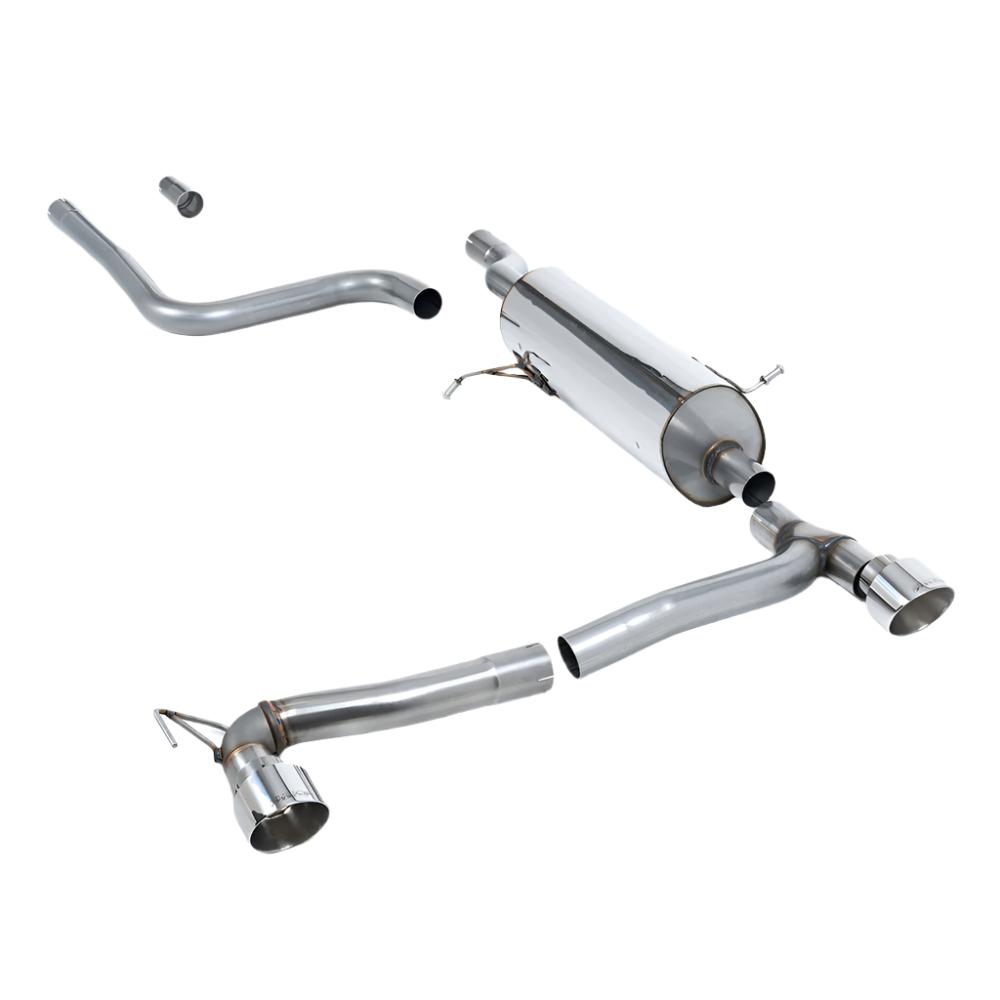 Ford Fiesta Mk8 1.0T EcoBoost ST-Line 3 & 5 Door (100ps & 125ps OPF/GPF Models Only) - Maxton Dual Outlet Kits 2019-2023 Particulate Filter-back Exhaust