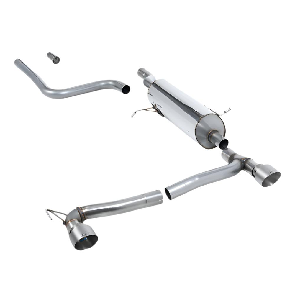 Ford Fiesta Mk8 1.0T EcoBoost ST-Line 3 & 5 Door (100ps & 125ps OPF/GPF Models Only) - Maxton Dual Outlet Kits 2019-2023 Particulate Filter-back Exhaust
