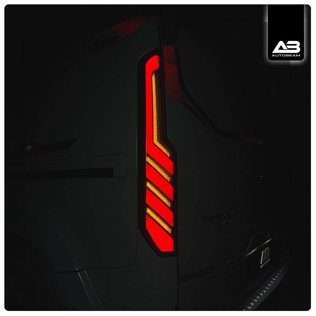 LED Tail lights | Red Internals | Ford Transit Custom MK1.5 2018-2023