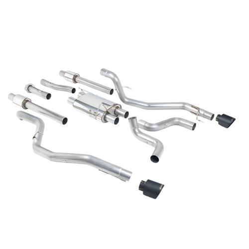 Ford F150 Raptor 3.5 V6 EcoBoost Supercab 2018-2023 Cat-back Exhaust - Black Tips