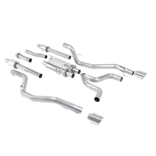 Ford F150 Raptor 3.5 V6 EcoBoost Supercab 2018-2023 Cat-back Exhaust - Polished Tips