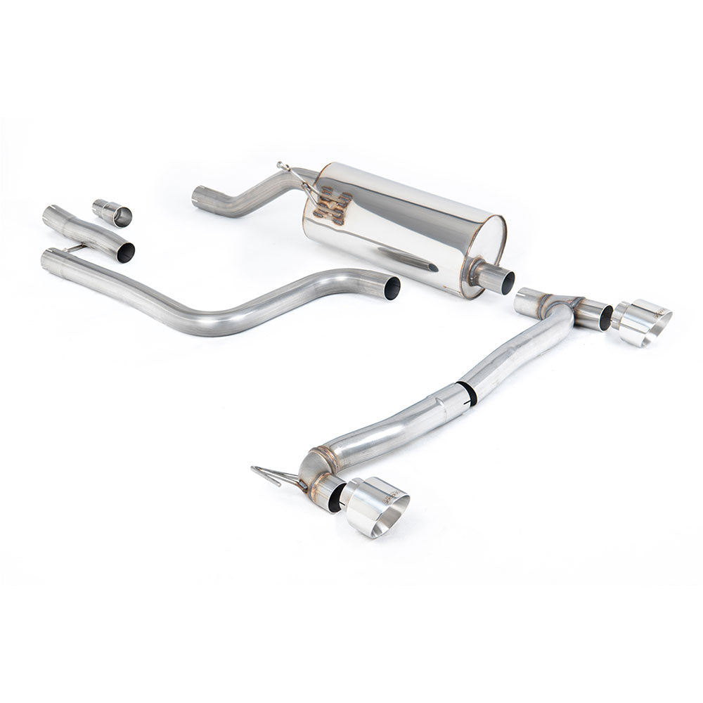 Ford Fiesta Mk8 1.0T EcoBoost ST-Line 3 & 5 Door (155ps Hybrid OPF/GPF Models Only) - Maxton Designs Dual Outlet Kits 2020-2023 Particulate Filter-back Exhaust