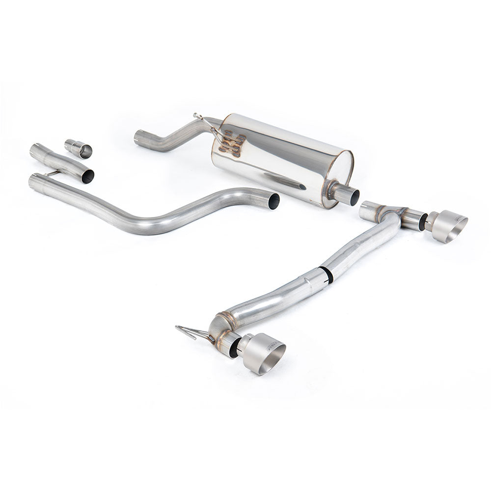 Ford Fiesta Mk8 1.0T EcoBoost ST-Line 3 & 5 Door (155ps Hybrid OPF/GPF Models Only) - Maxton Designs Dual Outlet Kits 2020-2023 Particulate Filter-back Exhaust