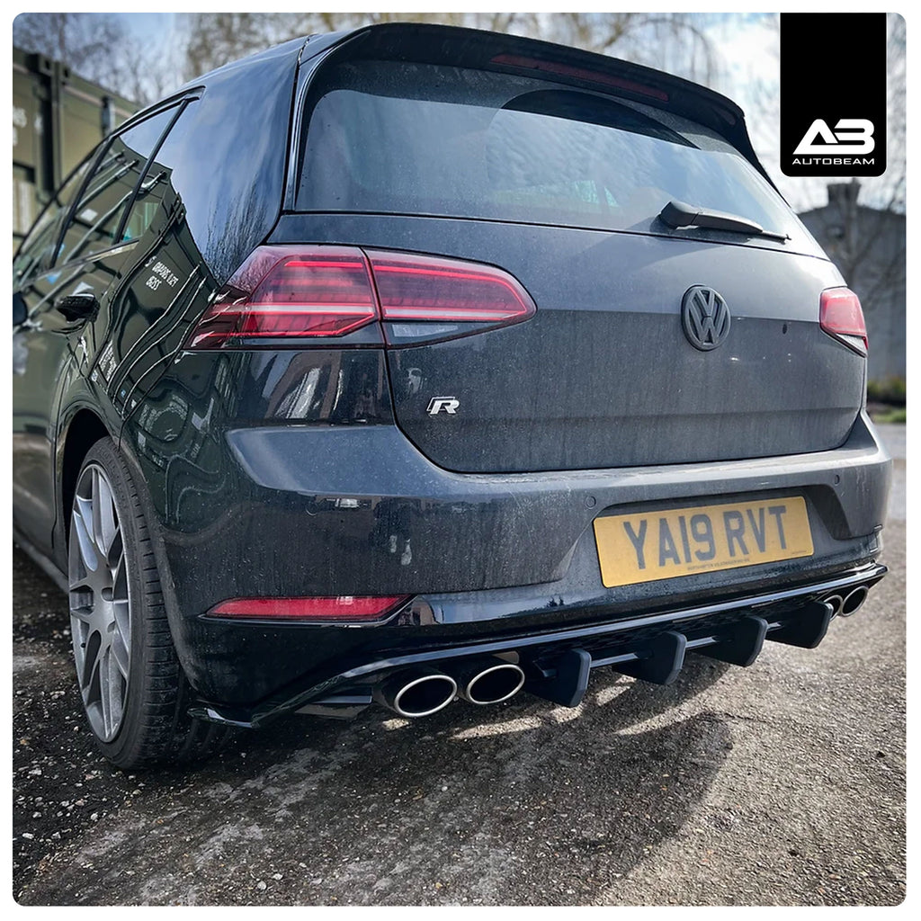 Diffuser Mk7 DIFFUSER FINS | VW GOLF MK7.5 R – Autobeam