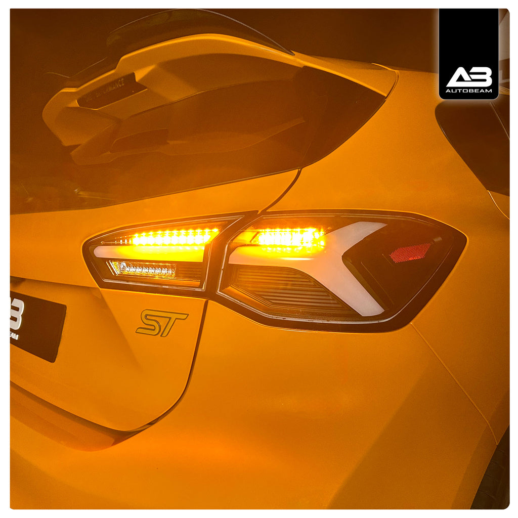 LED Tail lights - Clear | Ford Focus MK4