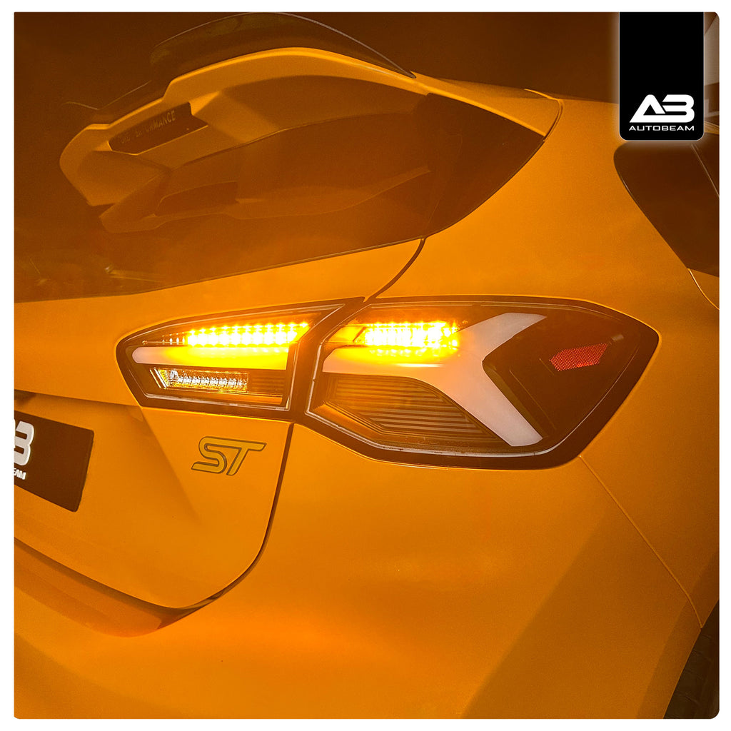 LED Tail lights | Clear | Ford Focus MK4