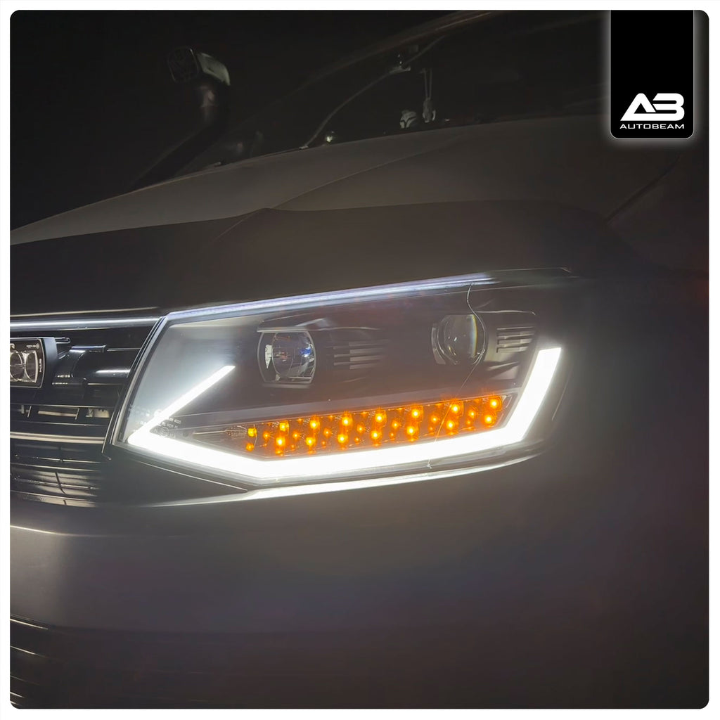 Headlights | Black | Volkswagen Transporter T6