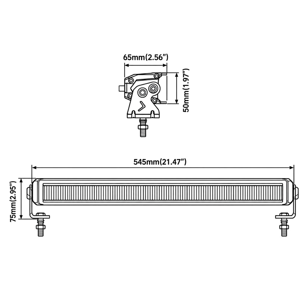 12V 24V light bar