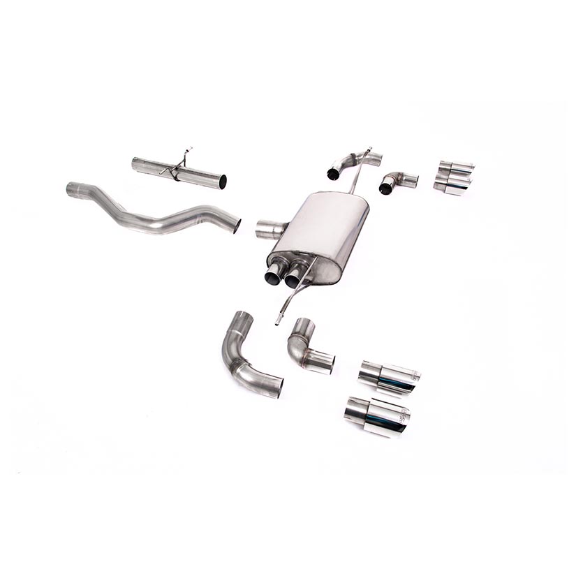 Land Rover Defender 90 3.0 I6 P400 (OPF/GPF and Non-OPF/GPF Equipped Vehicle Compatible) 2020-2023 Particulate Filter-back Exhaust