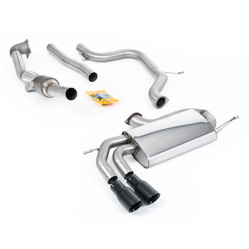 Volkswagen Golf Mk5 GTi Edition 30 2.0T FSi 230PS 2006-2009 Turbo-back including Hi-Flow Sports Cat Exhaust - Non-Resonated Cerakote Black Tips