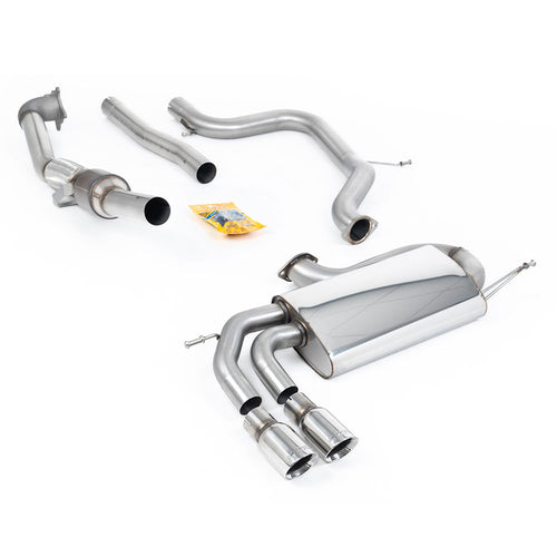 Volkswagen Golf Mk5 GTi Edition 30 2.0T FSi 230PS 2006-2009 Turbo-back including Hi-Flow Sports Cat Exhaust - Non-Resonated Polished Tips