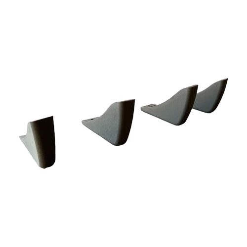4 REAR DIFFUSER FINS | SCIROCCO MK3.5 R-LINE
