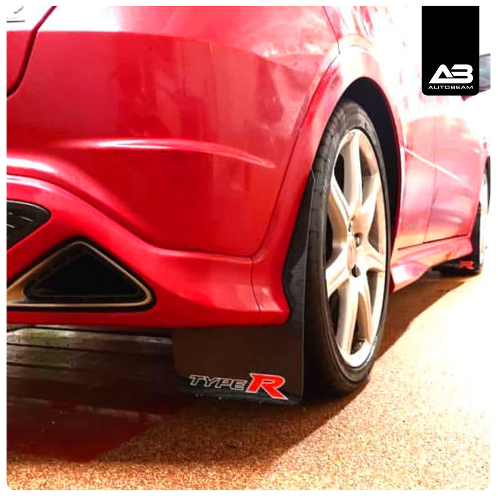 Rally Armor Mud Flaps Honda Civic & Civic Si (2022-2025) Black / Red Rally Armor Mud Flaps Honda Civic & Civic Si (2022-2025) Black / Red