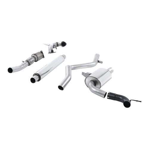Renault Megane Renaultsport 250 and 265 (including Cup) 2010-2017 Turbo-back including Hi-Flow Sports Cat Exhaust - Resonated