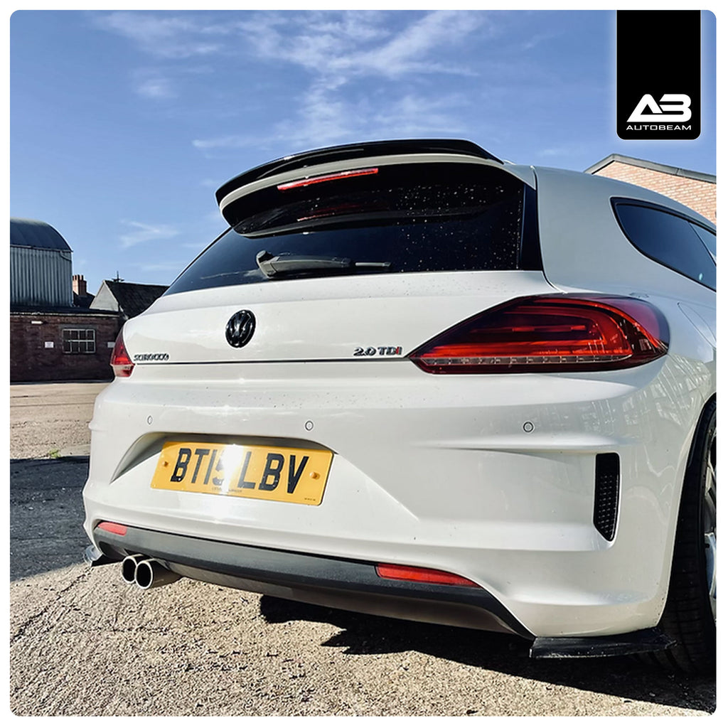 Aileron Arrière Noir Brillant Pour Volkswagen Scirocco (2009-2017) – ABS Haute Qualité, Facile à Coller - 7