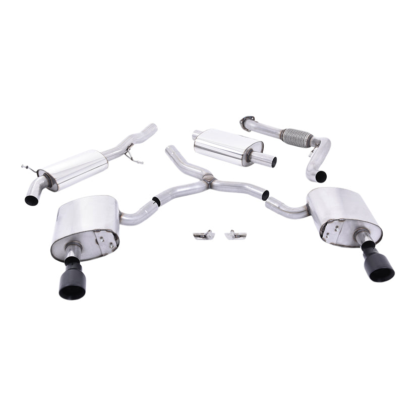 Audi A4 2.0 TFSI B9 Quattro Saloon & Avant (Non OPF/GPF Models & Without Brace Bars) 2016-2024 Cat Back Exhaust