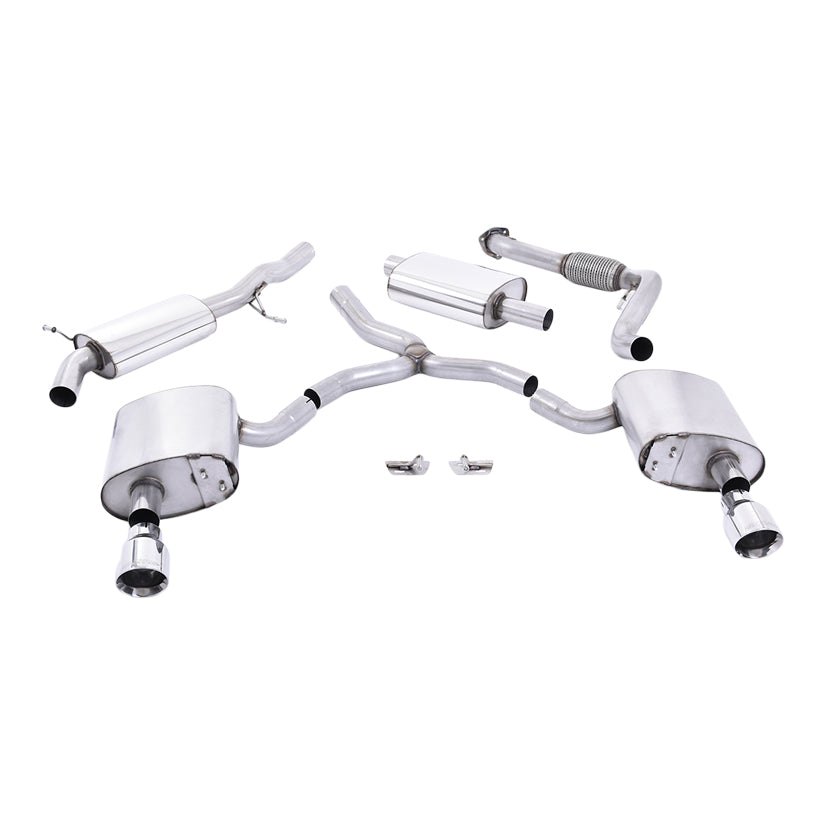 Audi A4 2.0 TFSI B9 Quattro Saloon & Avant (Non OPF/GPF Models & Without Brace Bars) 2016-2024 Cat Back Exhaust