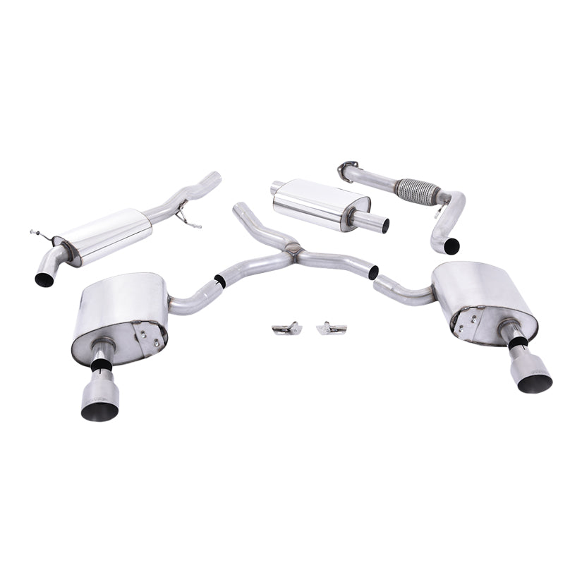 Audi A4 2.0 TFSI B9 Quattro Saloon & Avant (Non OPF/GPF Models & Without Brace Bars) 2016-2024 Cat Back Exhaust