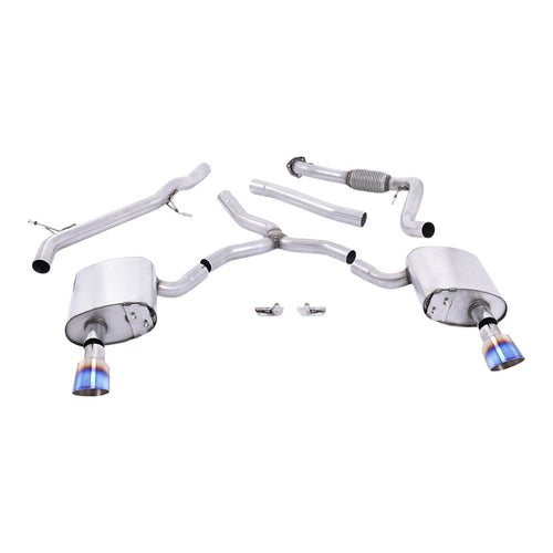 Audi A4 2.0 TFSI B9 Quattro Saloon & Avant (Non OPF/GPF Models & Without Brace Bars) 2016-2024 Cat Back Exhaust