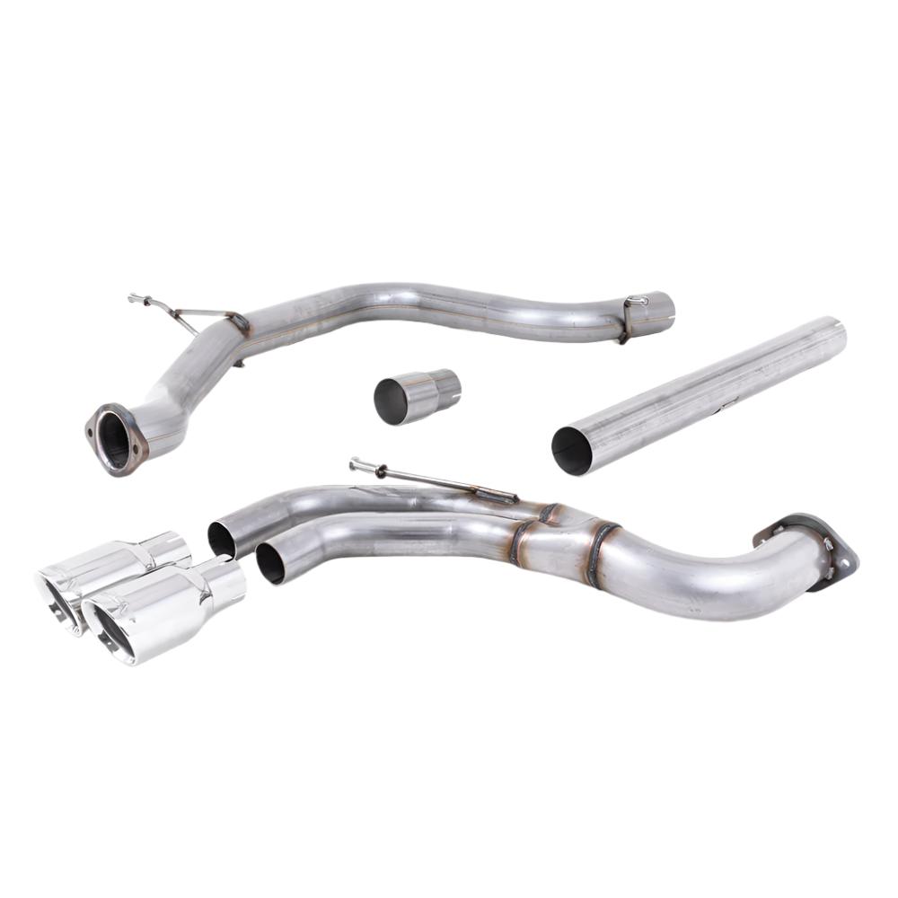 Seat Leon FR 2.0 TDI 184PS SC and 5-door (manual and DSG-auto) 2013-2020 Cat-back Exhaust