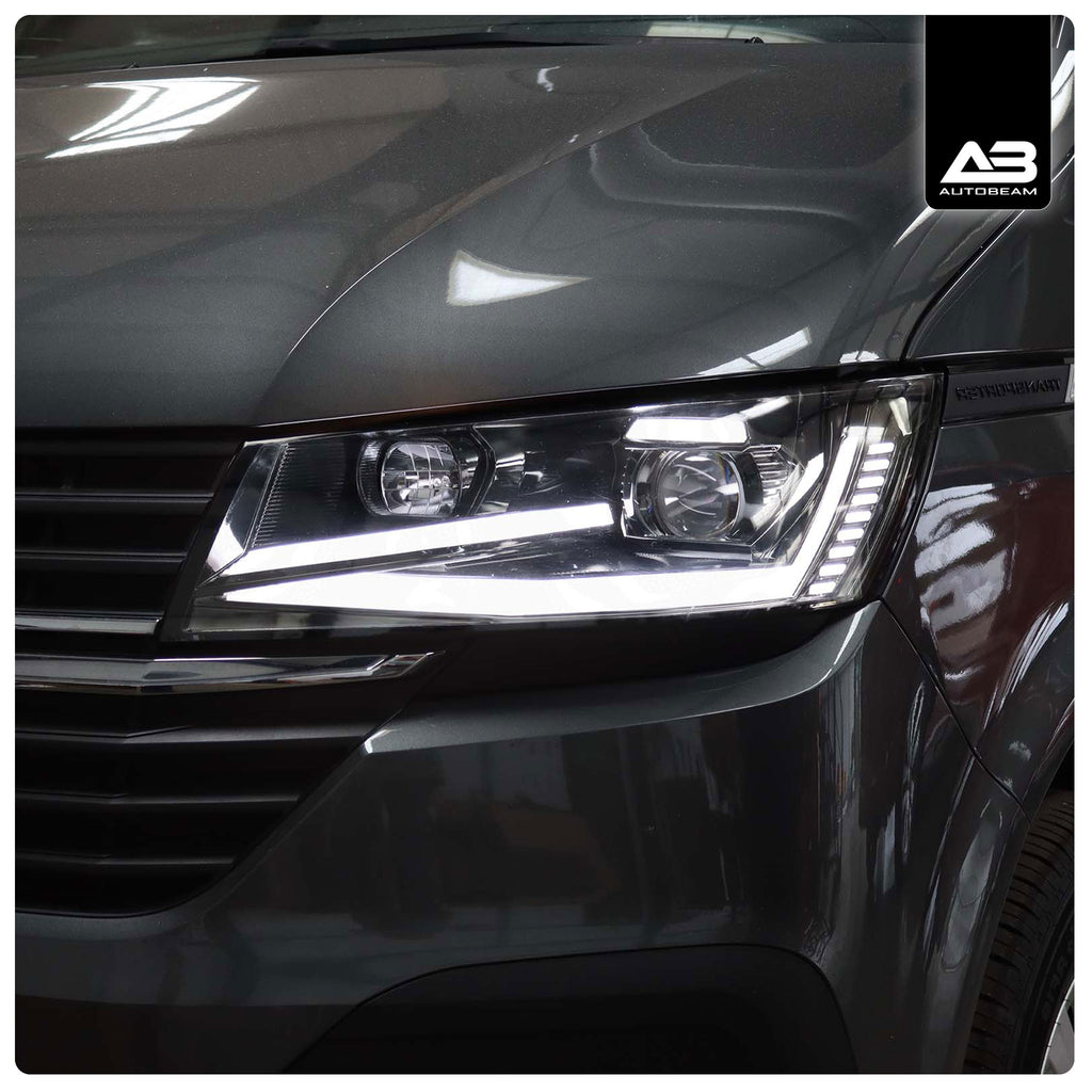 Headlights | Black | Volkswagen Transporter T6.1