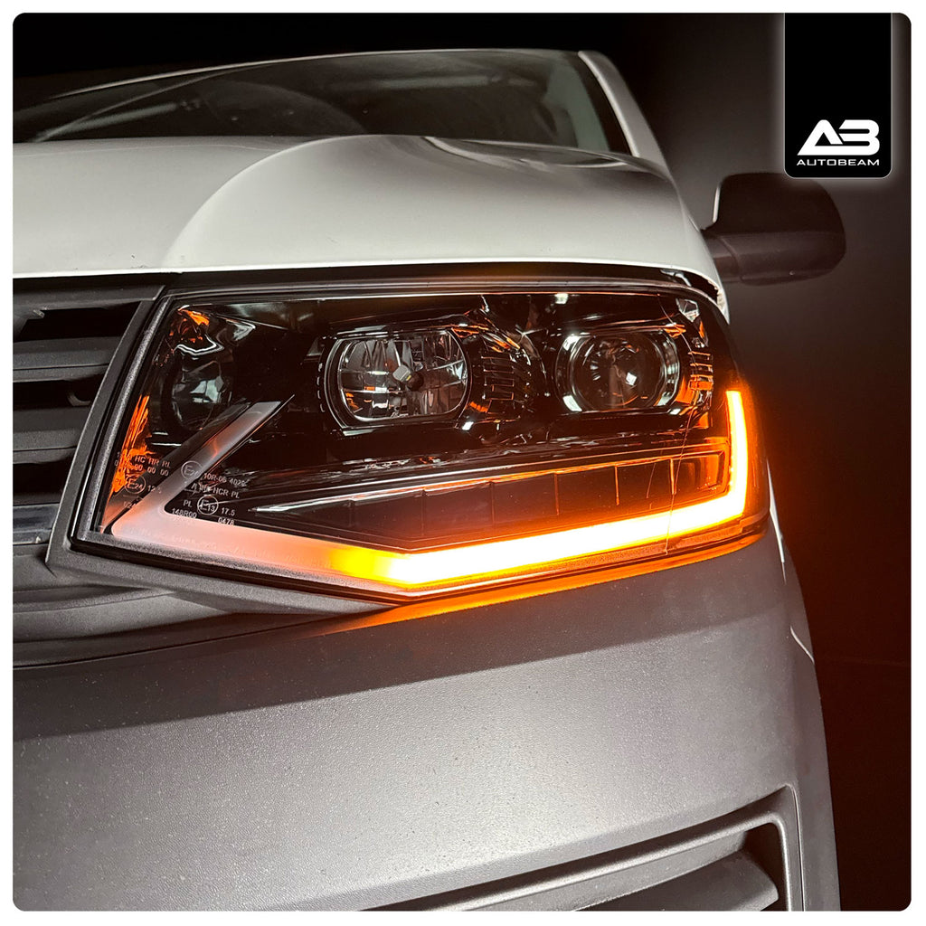 Headlights | Black | Volkswagen Transporter T6 | V3