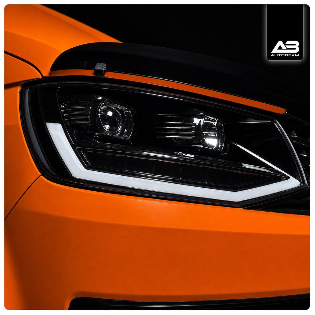 Headlights | Black | Volkswagen Transporter T6 | V3