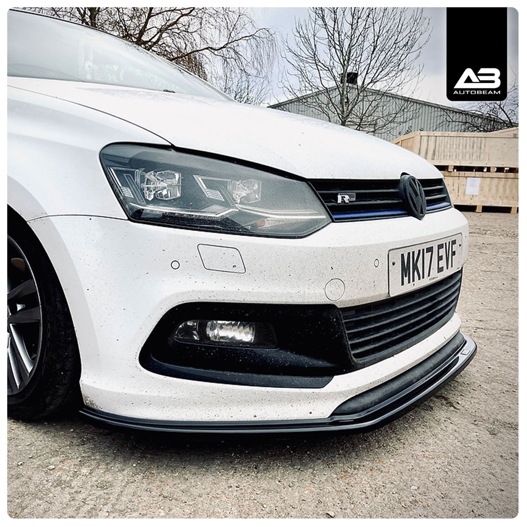 Front Splinter FRONT SPLITTER | VOLKSWAGEN POLO MK5 R-LINE – Autobeam