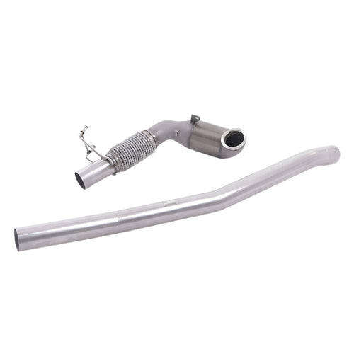 Volkswagen Golf Mk7.5 R 2.0 TSI 310PS (Non-GPF Equipped Models Only) - 76mm & EC Approved Systems 2017-2021 Cast Downpipe with Race Cat Exhaust - Fits with Milltek System