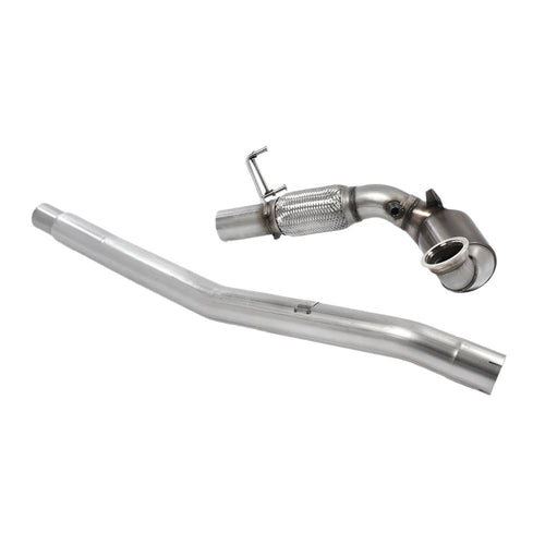 Volkswagen Golf MK7.5 GTi (Performance Pack Models & Non OPF/GPF Equipped Models Only) 2017-2018 Large Bore Downpipe and Hi-Flow Sports Cat Exhaust - Fits with OE System - SSXVW397
