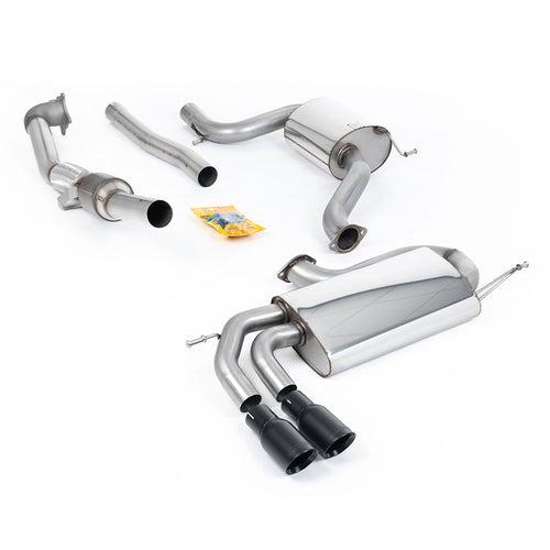Volkswagen Golf Mk5 GTi Edition 30 2.0T FSi 230PS 2006-2009 Turbo-back including Hi-Flow Sports Cat Exhaust - Cerakote Black Tips