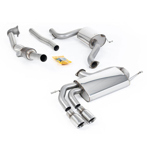 Volkswagen Golf Mk5 GTi Edition 30 2.0T FSi 230PS 2006-2009 Turbo-back including Hi-Flow Sports Cat Exhaust - Polished Tips