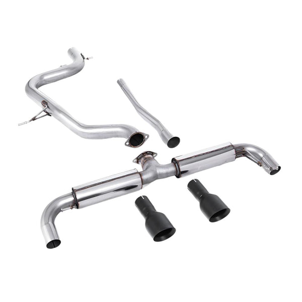 Volkswagen Golf Mk6 GTD 2.0 TDI 170PS 2009-2013 Particulate Filter-back Exhaust - with Matt Black Trims Volkswagen Golf Mk6 GTD 2.0 TDI 170PS 2009-2013 Particulate Filter-back Exhaust - with Matt Black Trims