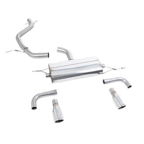 Volkswagen Golf Mk6 GTi 2.0 TSI 210PS 2009-2013 Cat-back Exhaust - Non-Resonated