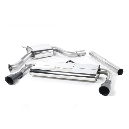 Volkswagen Golf MK7 GTi (including GTi Performance Pack, Clubsport & Clubsport S models) 2013-2016 Cat-back Exhaust - Black Tips