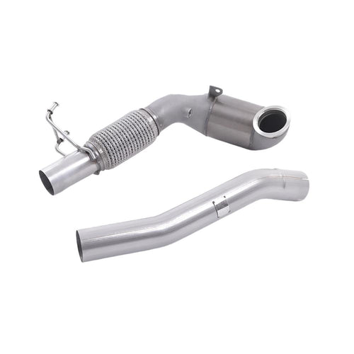 Volkswagen Golf MK7.5 GTi (Performance Pack Models & Non OPF/GPF Equipped Models Only) 2017-2018 Large Bore Downpipe and Hi-Flow Sports Cat Exhaust - Fits with Milltek System