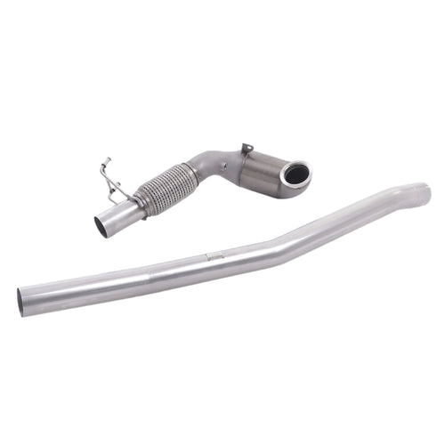 Volkswagen Golf Mk7.5 R Estate / Variant 2.0 TSI 310PS (Non-GPF Equipped Models Only) 2018-2019 Cast Downpipe with Race Cat Exhaust - Fits with Milltek System