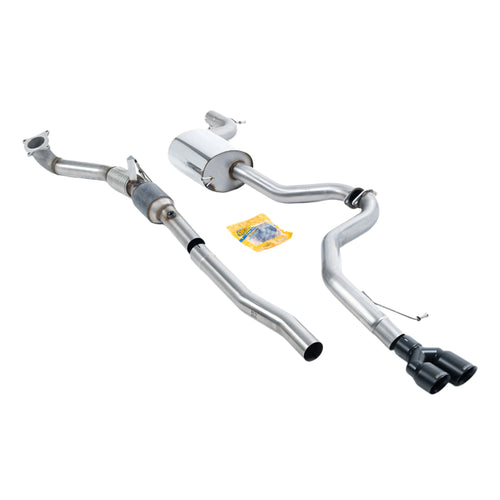 Volkswagen Jetta Mk6 GLI 2.0 TSI 2011-2014 Turbo-back including Hi-Flow Sports Cat Exhaust - Cerakote Black