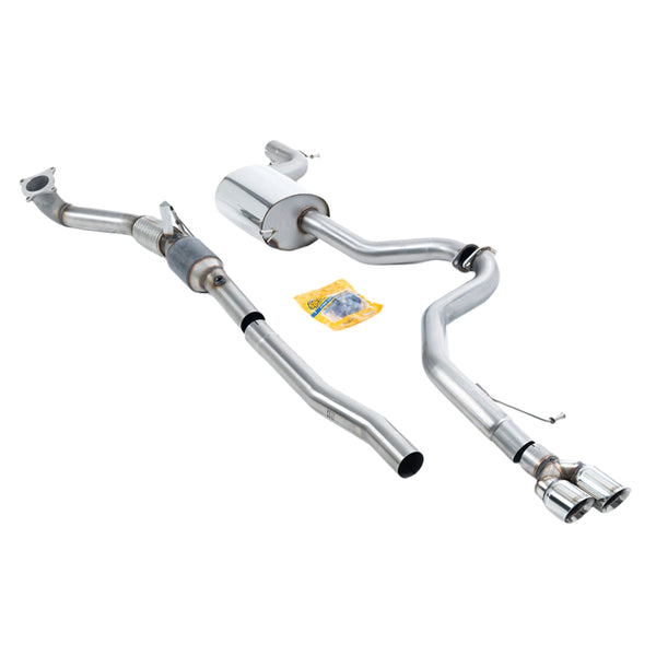 Volkswagen Jetta Mk6 GLI 2.0 TSI 2011-2014 Turbo-back including Hi-Flow Sports Cat Exhaust - Polished Tips Volkswagen Jetta Mk6 GLI 2.0 TSI 2011-2014 Turbo-back including Hi-Flow Sports Cat Exhaust - Polished Tips