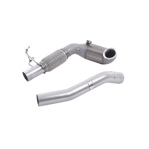 Volkswagen Jetta Mk7 (MQB) GLi 2.0T 2019-2023 Large Bore Downpipe and Hi-Flow Sports Cat Exhaust - 200 HJS Cat Fits with Milltek System