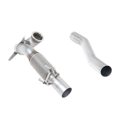 Volkswagen Jetta Mk7 (MQB) GLi 2.0T 2019-2023 Large-bore Downpipe and De-cat Exhaust - Fits with Milltek System