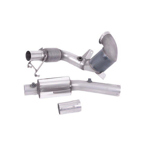 Volkswagen Polo GTI 2.0 TSI (AW 5 Door) - GPF/OPF Models Only 2019-2023 Hi-Flow Sports Cat and Downpipe Exhaust - Non-Resonated Fits with Milltek System