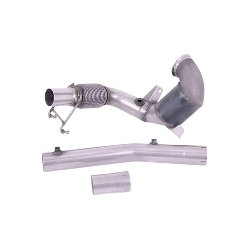 Volkswagen Polo GTI 2.0 TSI (AW 5 Door) - GPF/OPF Models Only 2019-2023 Hi-Flow Sports Cat and Downpipe Exhaust - Non-Resonated Fits with Milltek System