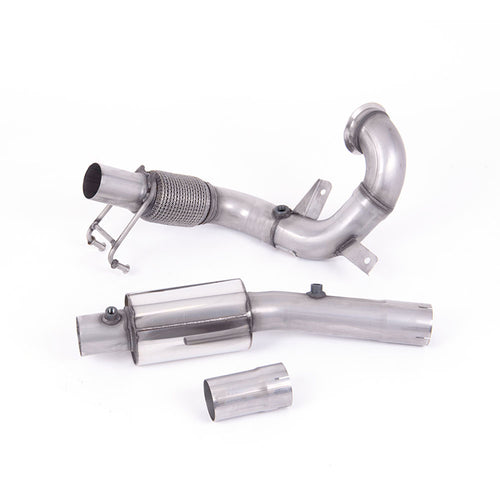Volkswagen Polo GTI 2.0 TSI (AW 5 Door) - GPF/OPF Models Only 2019-2023 Large-bore Downpipe and De-cat Exhaust - Non-Resonated Fits with Milltek System