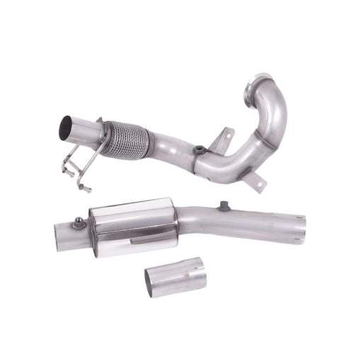 Volkswagen Polo GTI 2.0 TSI (AW 5 Door) - GPF/OPF Models Only 2019-2023 Large-bore Downpipe and De-cat Exhaust - Non-Resonated Fits with Milltek System