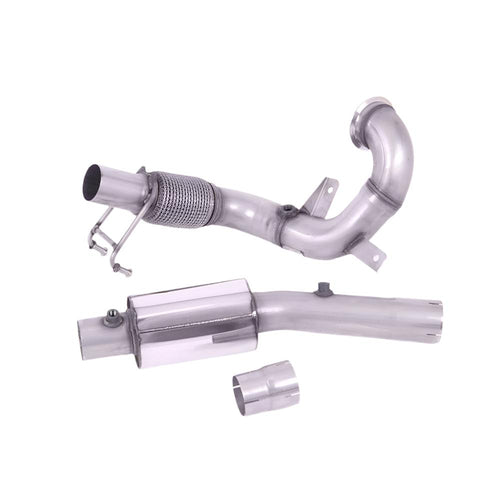 Volkswagen Polo GTI 2.0 TSI (AW 5 Door) - GPF/OPF Models Only 2019-2023 Large-bore Downpipe and De-cat Exhaust - Non-Resonated Fits with OE System