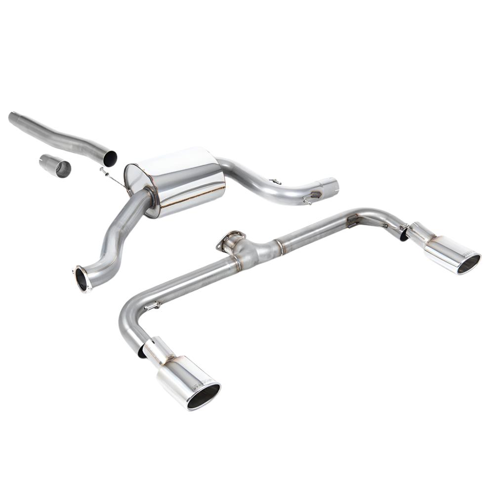 Volkswagen Scirocco GT 2.0 TSi 200PS 2008-2016 Cat-back Exhaust